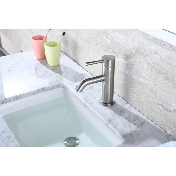 Luxier Single Hole Bathroom Faucet with Drain Assembly & Reviews Wayfair